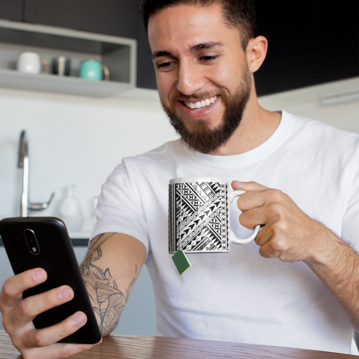 Polynesian | Pacific Island | Masi | Tapa Design | Mug