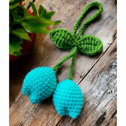 Car Rear Mirror | Charms | Turquoise |Tulip