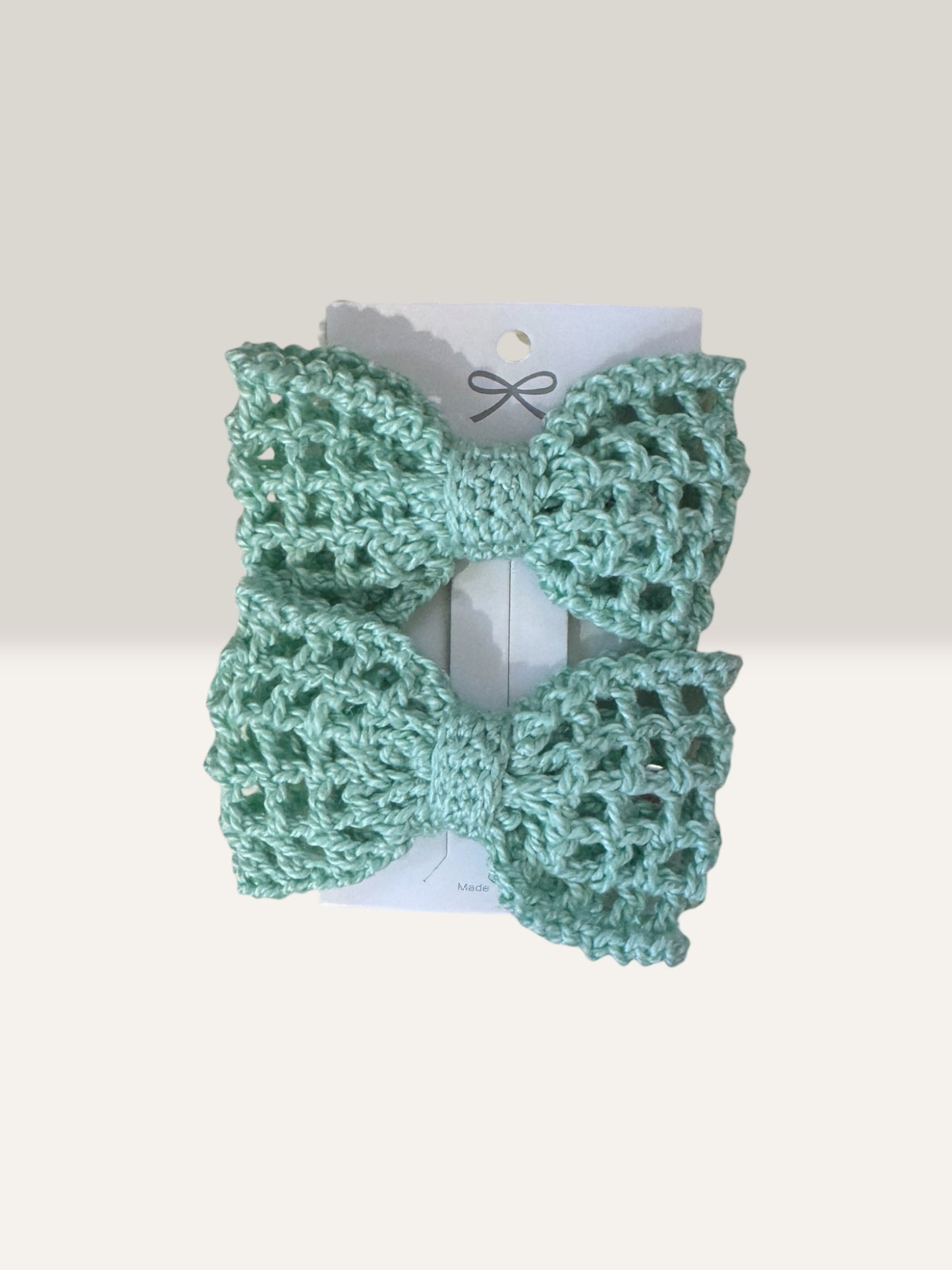 Handmade Crochet Hair Bow Set | Baby, Toddler & Girls Hair Accessories | JAST Crafts Creation