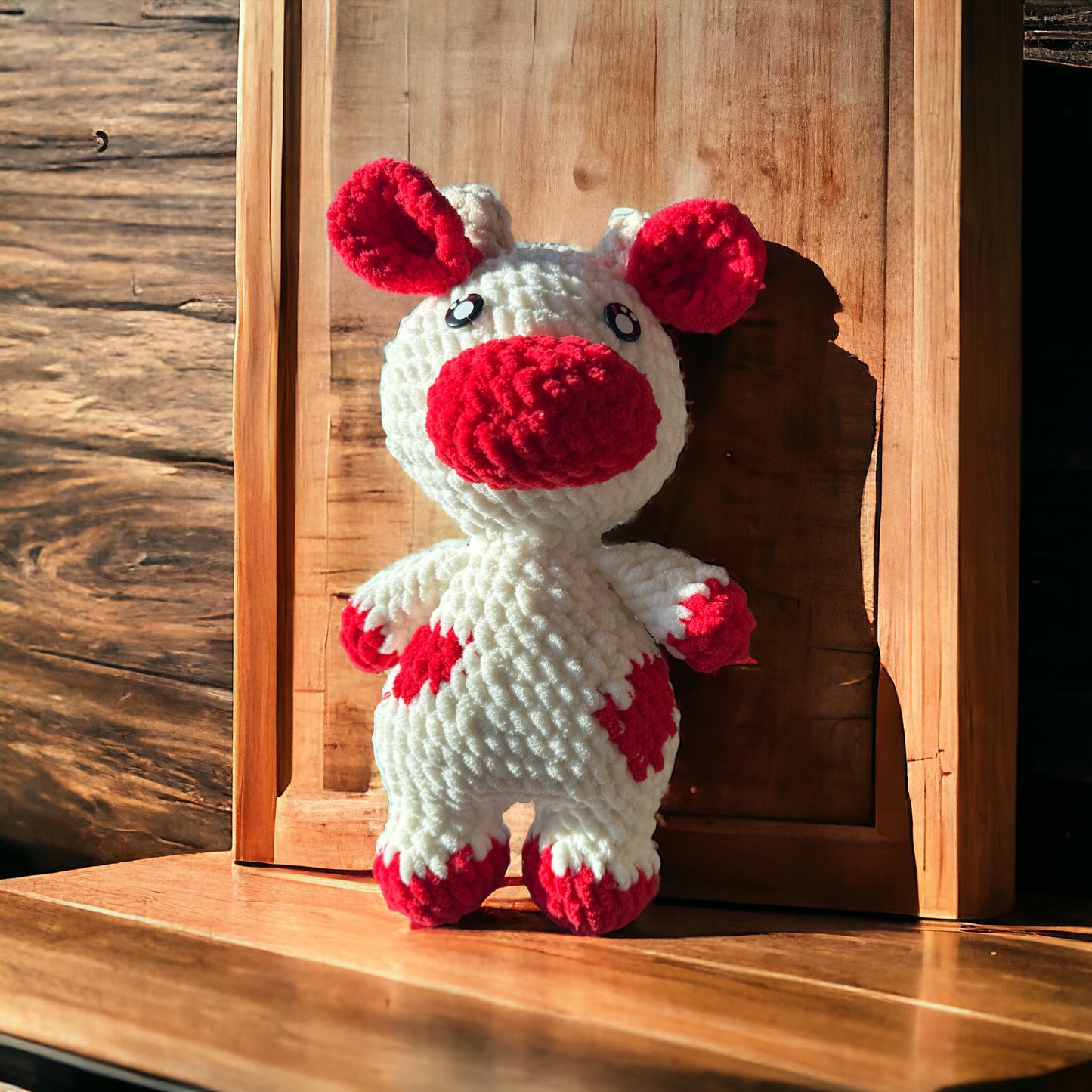 Sweet Berry Moo |Crochet Plushy
