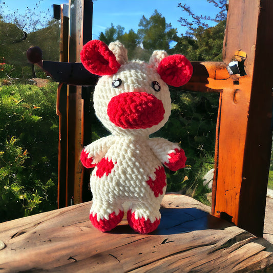 Sweet Berry Moo |Crochet Plushy