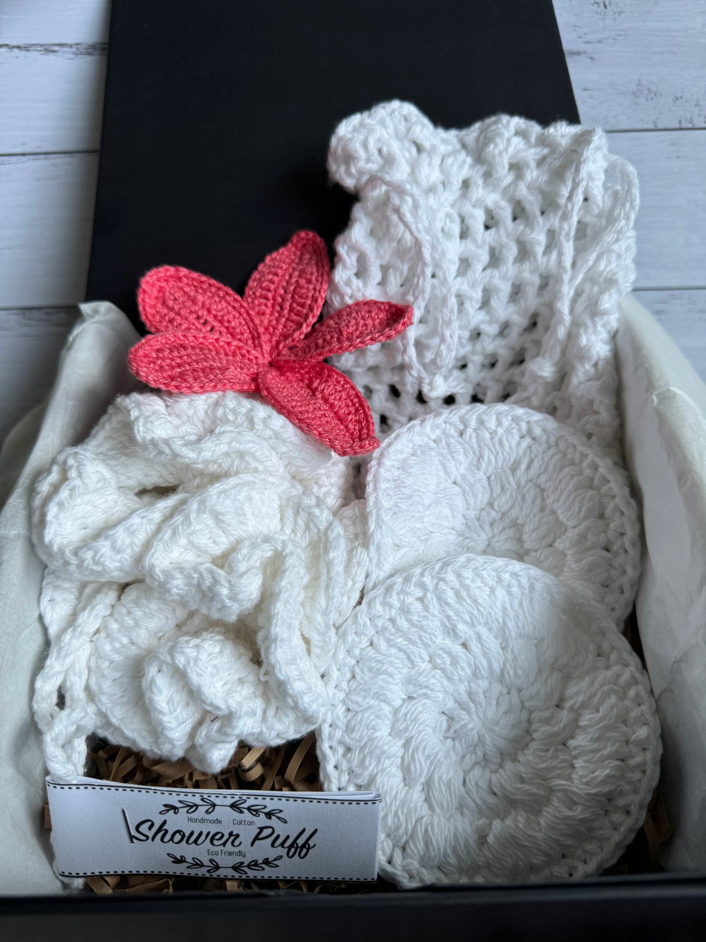 Crochet Spa Set | White |Handmade
