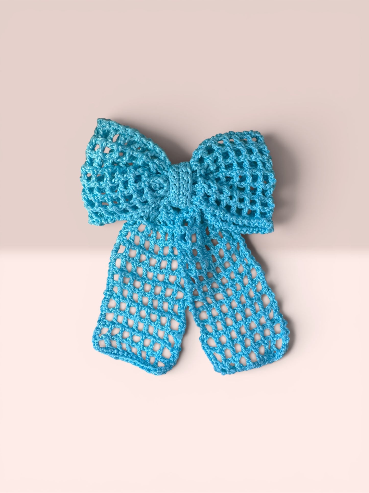 Handmade Crochet Statement Bow | Vintage-Inspired Hair Accessory