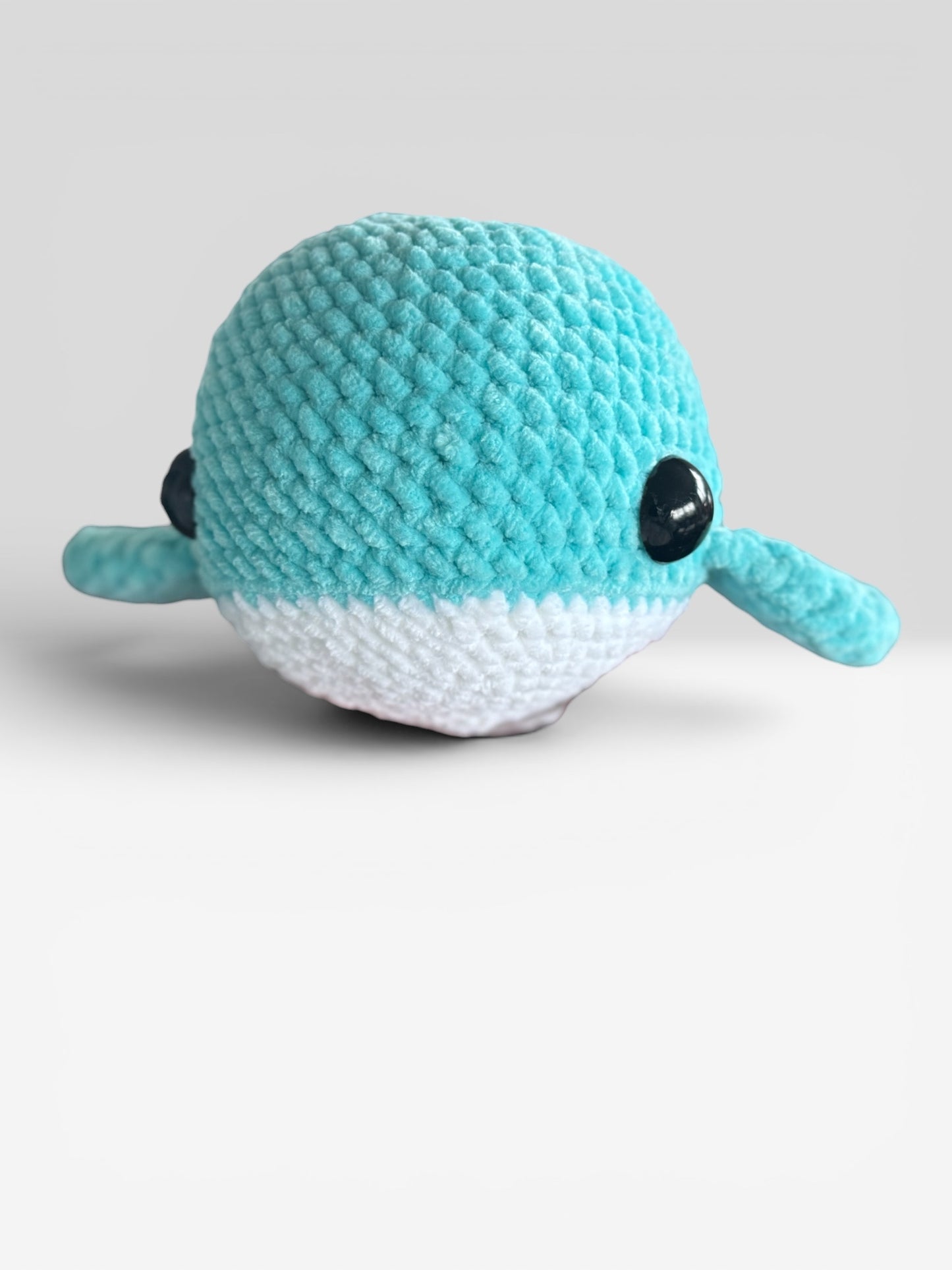 Handmade Crochet Papa Whale Plushie | Soft Ocean-Themed Gift