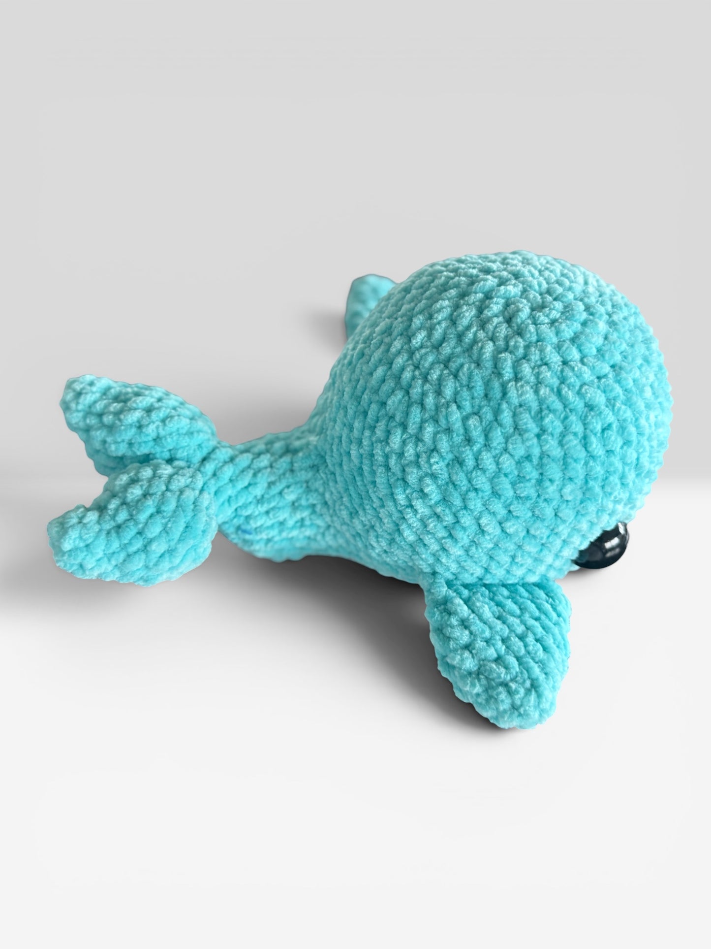Handmade Crochet Papa Whale Plushie | Soft Ocean-Themed Gift
