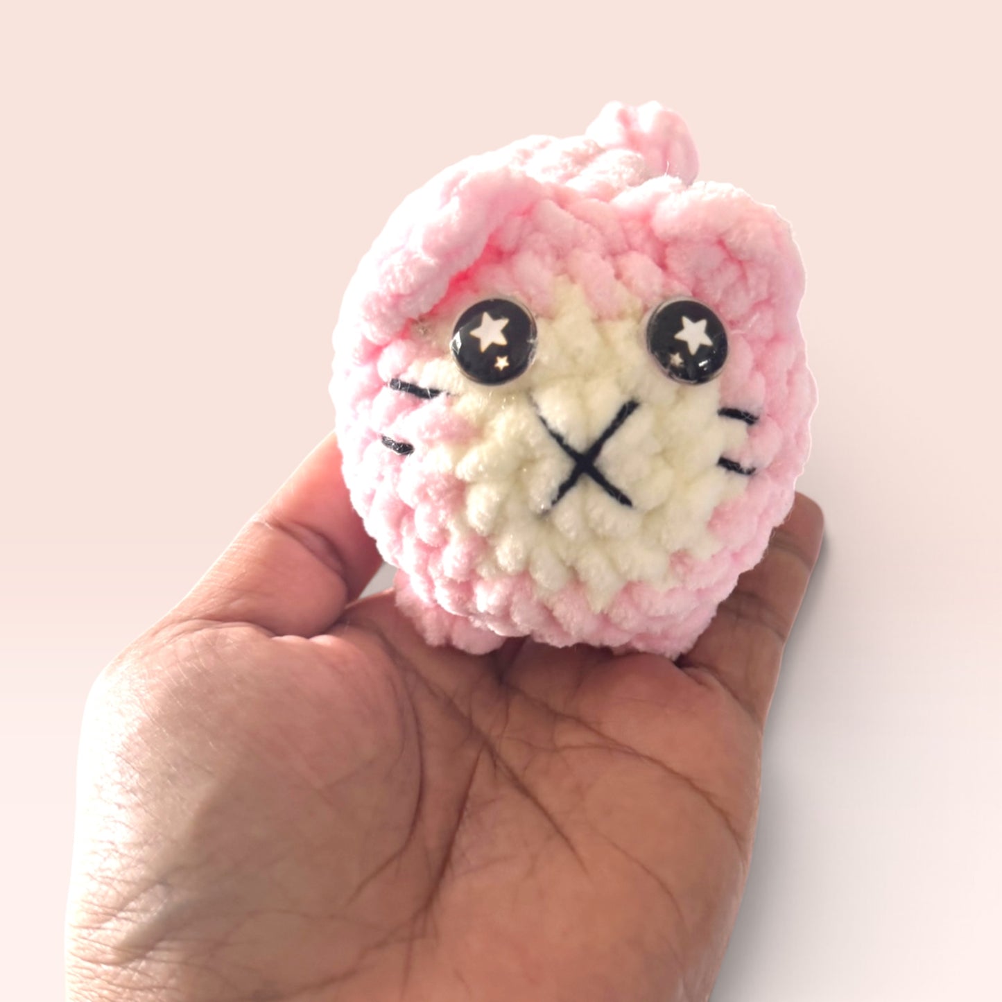 Crochet Mini Loaf Cat Plushie|Handmade Cat Toy