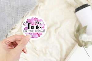 Stickers | Business decals | Sticker Sheet | Thank you for your purchase