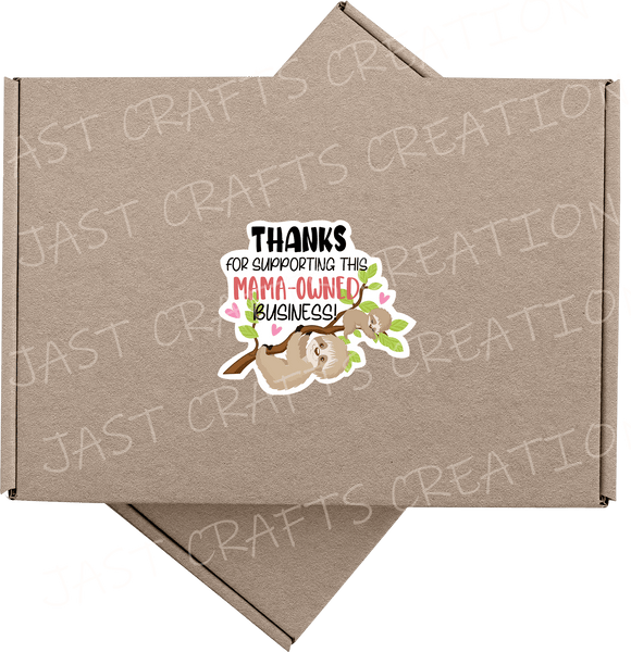 Stickers | Business decals | Sticker Sheet | Rainbow Theme | Thank you for supporting This Mama Owned Business