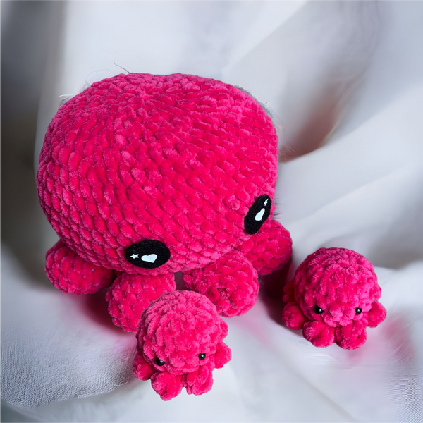Mama Octo Plush with Babies