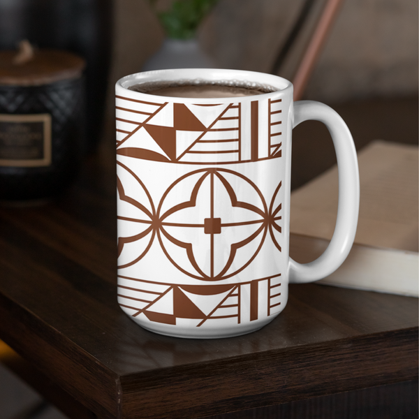 Tapa|Masi|Ngatu|Siapo Polynesian Designed Mug # 4