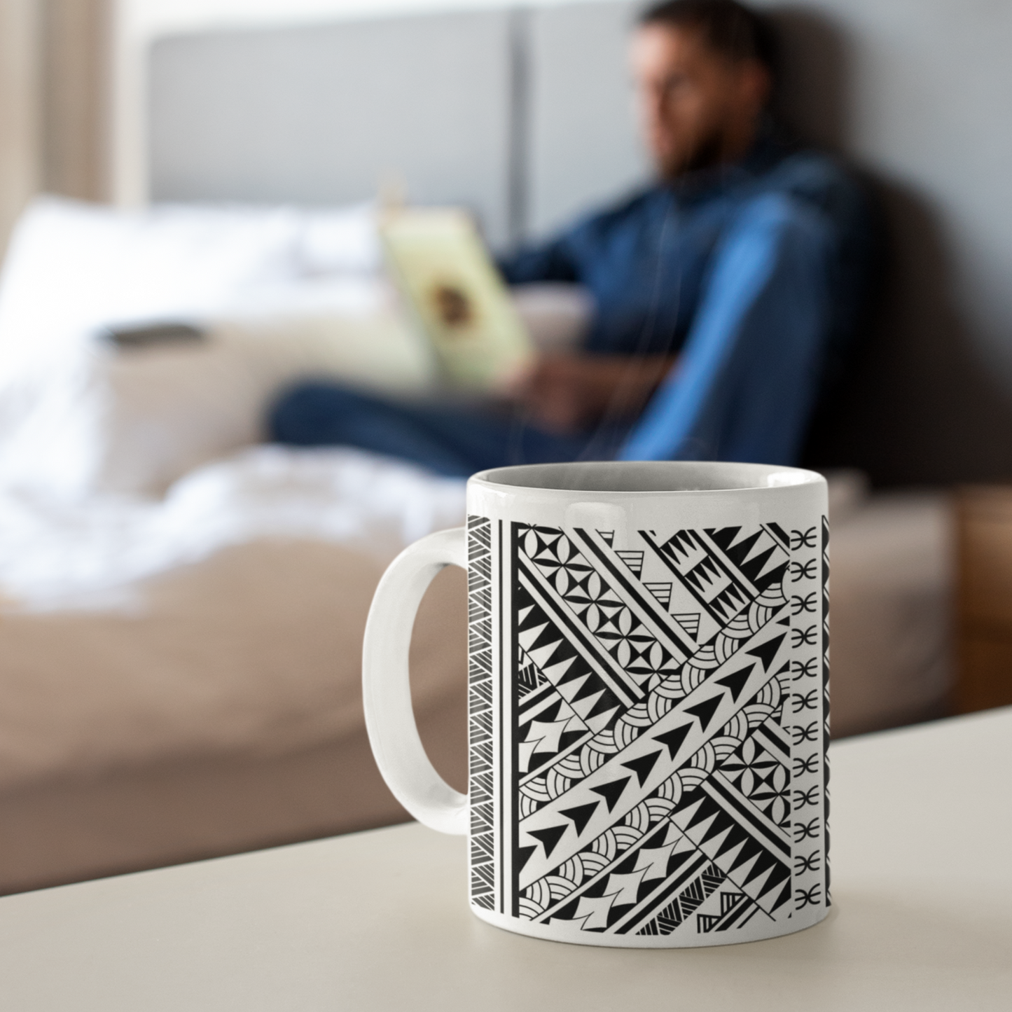Polynesian | Pacific Island | Masi | Tapa Design | Mug