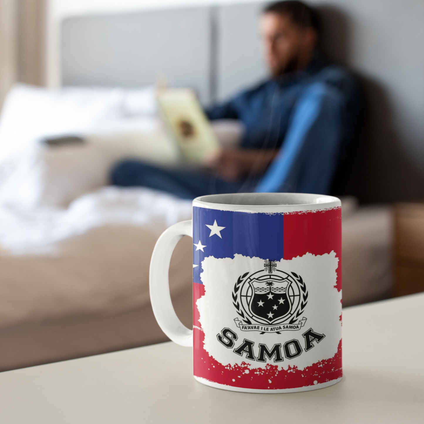 Samoa | Polynesian | Pacific Island | Masi | Tapa Design | Mug