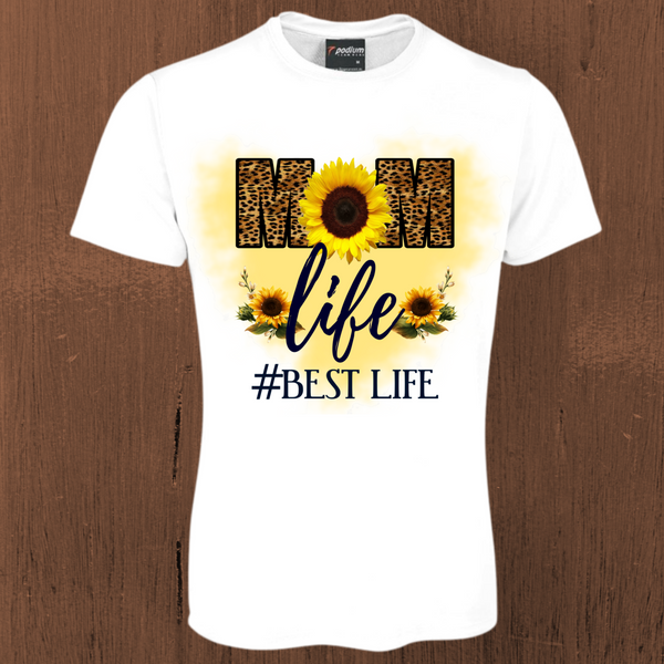 Mom Life #BestLife Unisex Tee - Sunflower