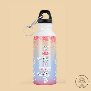 Mom Life is the Best Life | Water Bottle |Sports Bottle |Canteen| Screw Top