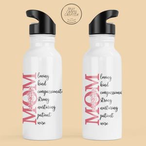 Mom Definition Ceramic | Sports Drink Bottle with Straw Top