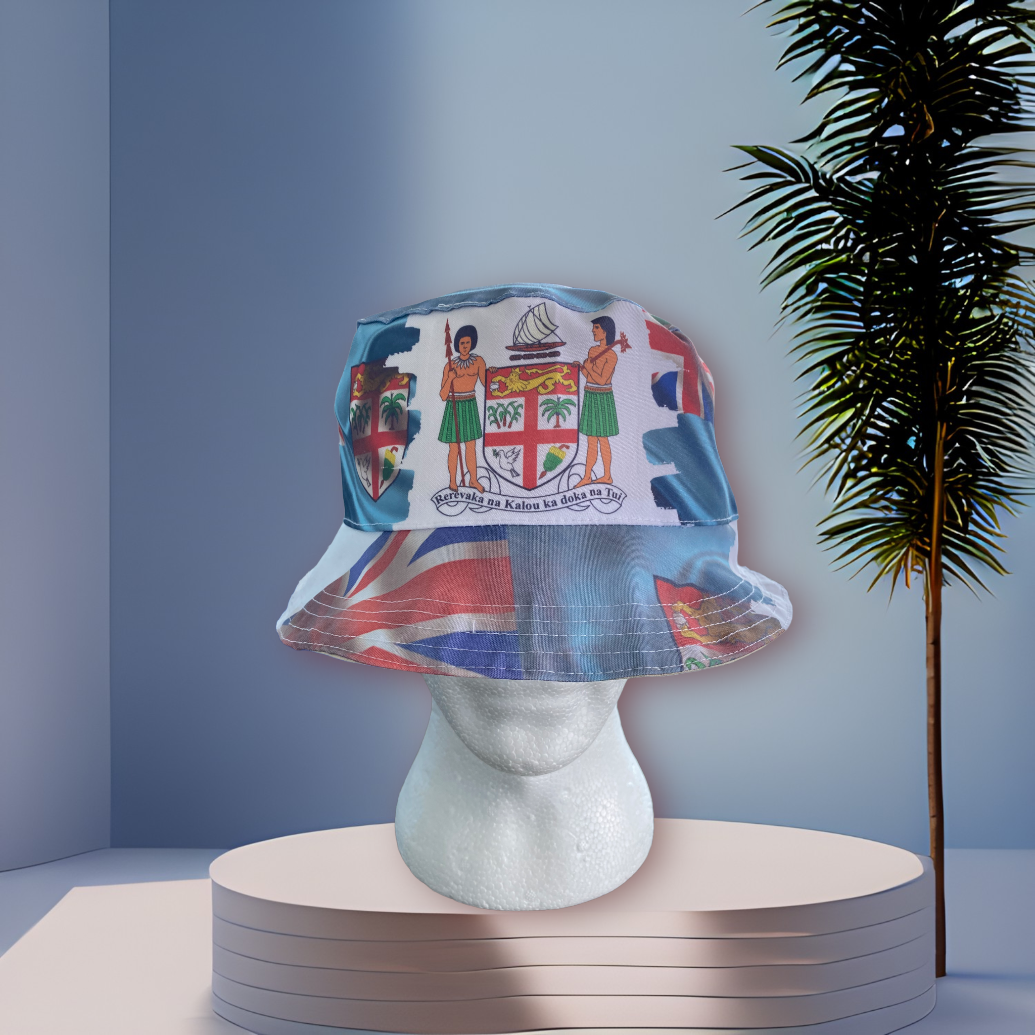 Fiji Themed Bucket Hat