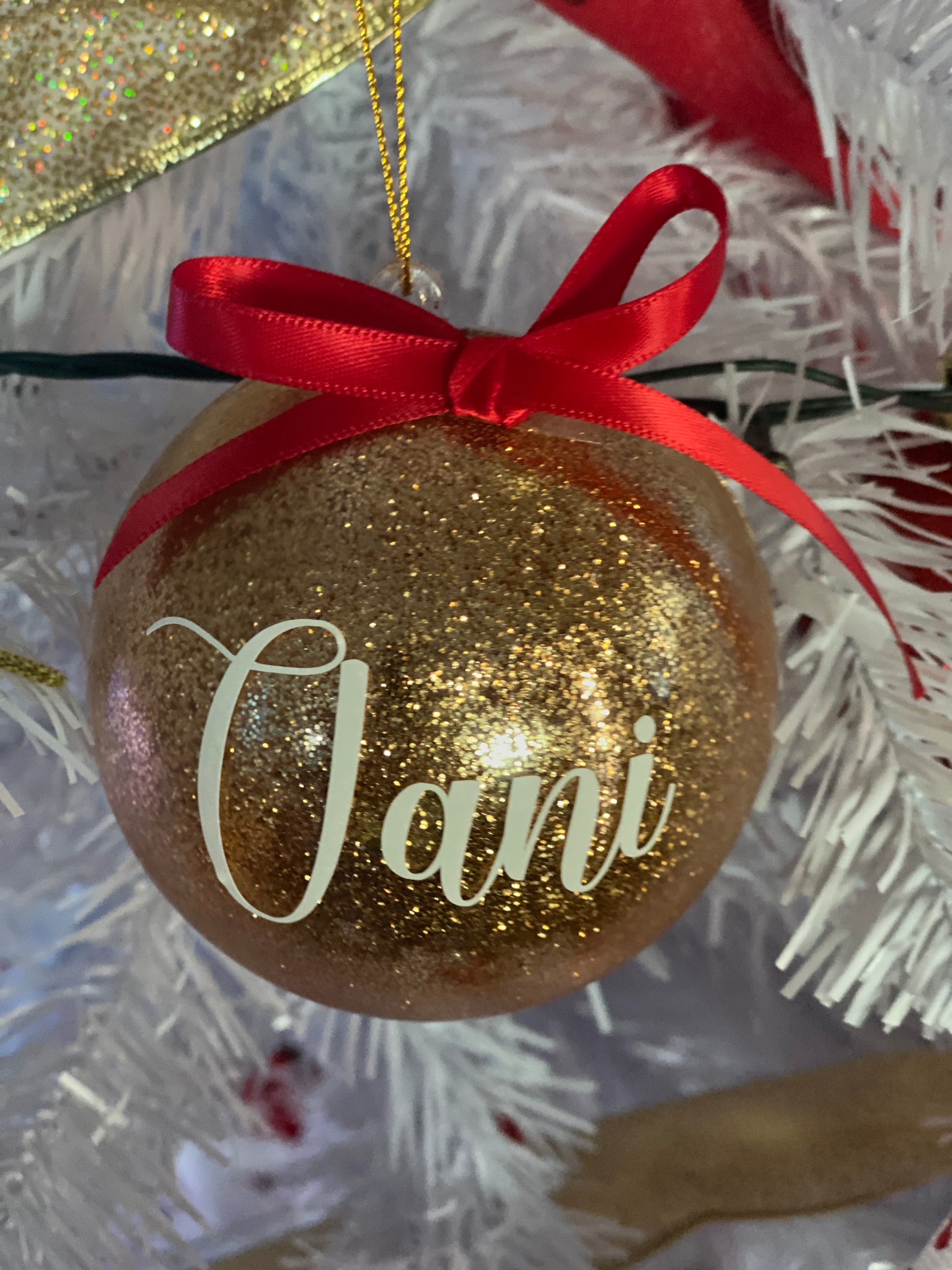Personalised Bauble Christmas Tree Ornaments