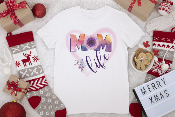 Mom Life Unisex Tee - Daisy Heart Design