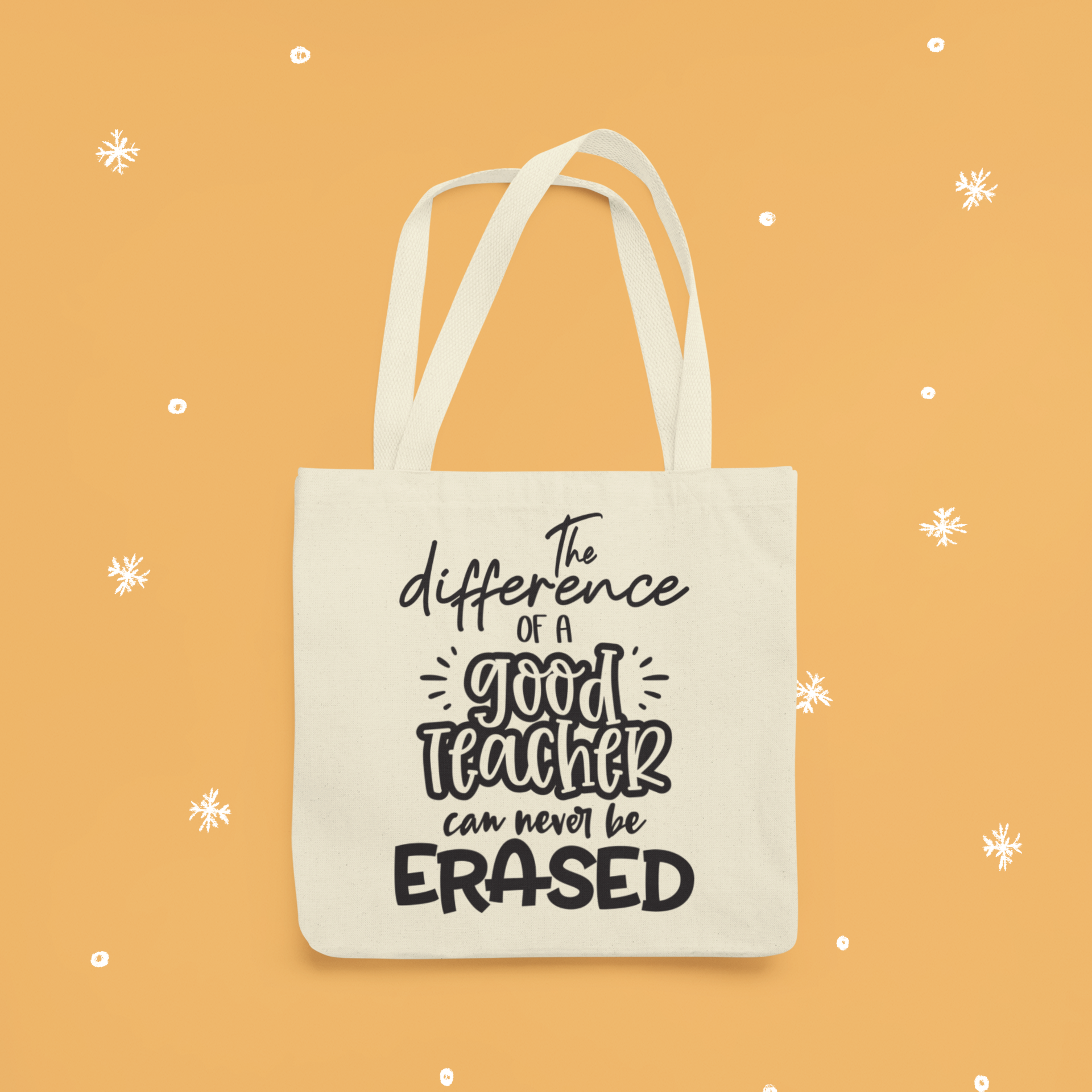 Teacher Tote Bag - The Difference of a Good Teacher